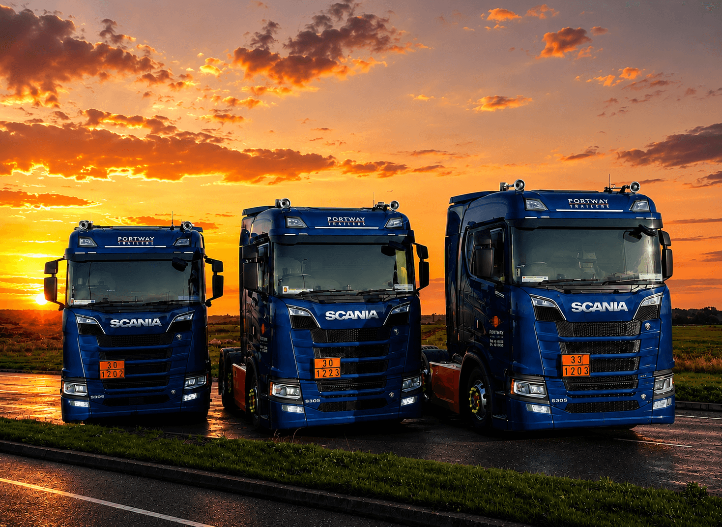 Modern Portway Trailers fleet