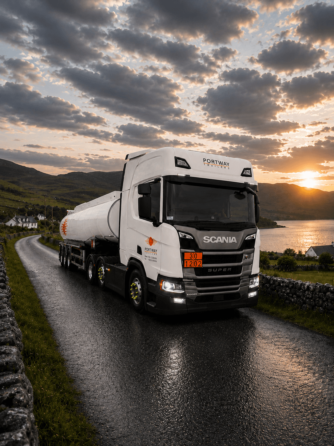 Portway truck operating across Ireland